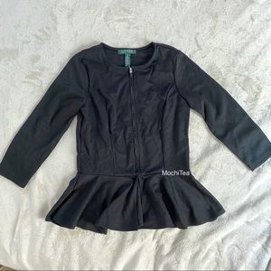 Women’s Ralph Lauren Black Top XS
